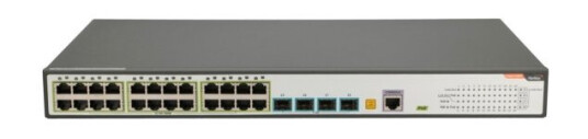 Fiberhome S4820-28T-X-Pe-Ac Netværksswitch Administreret L2/L3 Gigabit Ethernet (10/100/1000) Strøm Over Ethernet (Poe) 1U Sort, Grå
