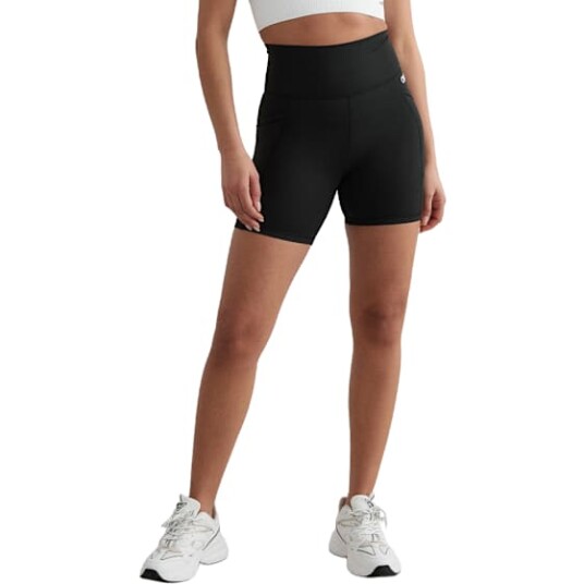 aim´n Double Pocket Midi Biker Shorts - Black - XS aim´n Double Pocket Midi Biker Shorts - Black - XS