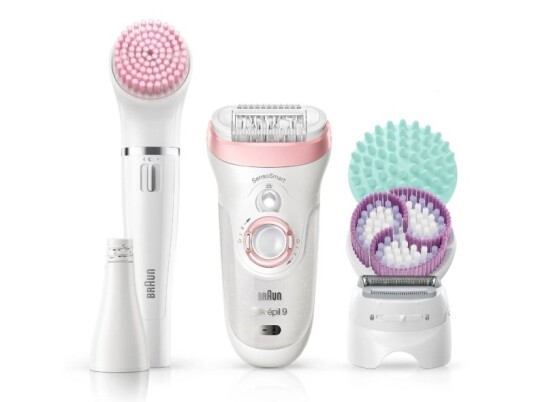 Braun Silk-Épil 9 81683683 Hvit Rosa 40 Pinsetter Eksfoliering Led Tyskland 1 Sensofoil