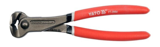 Yato Yt-2064 Endekuttende Tang Kromvanadiumstål Pvc Rød 200 Mm