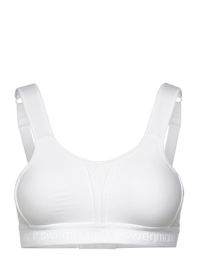 Swegmark Kimberly Iconic Sport Bra Moulded Cups - White - A x 85