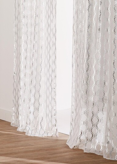 Bonprix Gardin med blank print 1-pack false