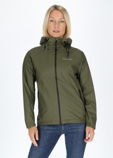 Swedemount Koster Jacket W Dk Olive 40 Regnjakker Swedemount Koster Jacket W Dk Olive 40 Regnjakker