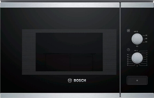 Bosch Serie   4 BFL520MS0 - Mikrobølgeovn - innebygd - 20 liter - 800 W - rustfritt stål