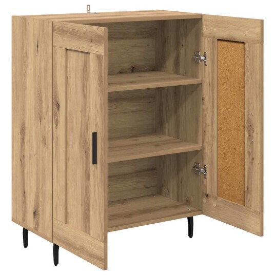 Serviesskap Artisan Eik 69,5 x 34 x 90 cm Ingeniørtre og jern