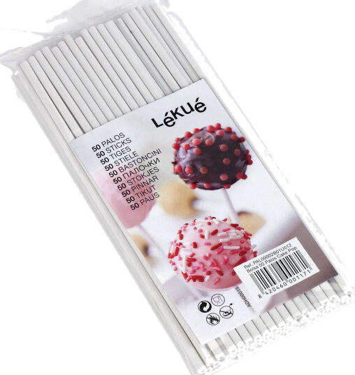 Lékué Lékué cake pops pinner 50 pk Hvit Lékué Lékué cake pops pinner 50 pk Hvit
