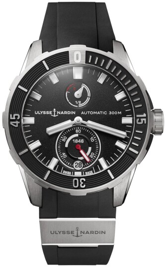 Ulysse Nardin Herreklokke 1183 170 3 92 Diver Sort/Gummi Ø44 mm