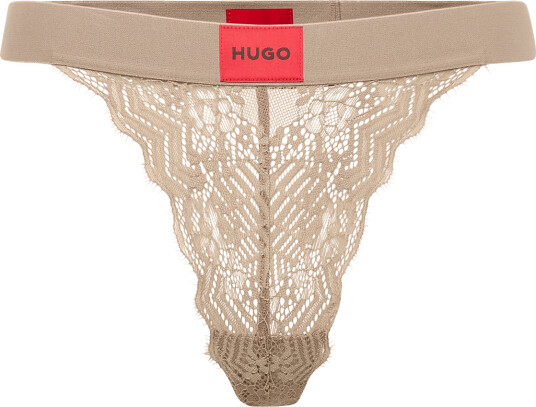 HUGO String Rl Lace Brown L