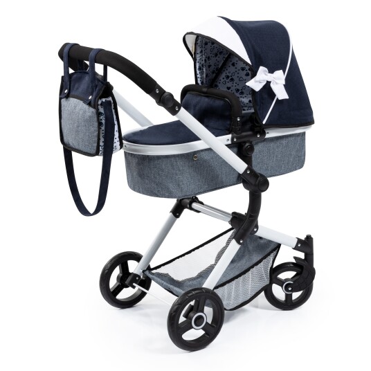 Bayer Combi Dolls Pram Vario Navy 18481AB