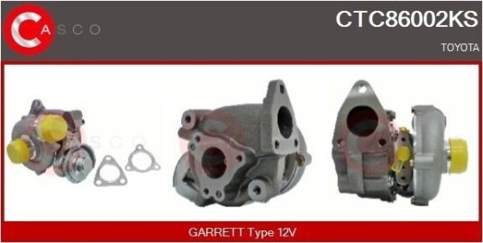 Turbolader CASCO CTC86002KS