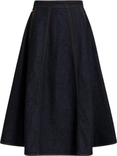 Alberta Ferretti Dame Skjørt Blå XL,