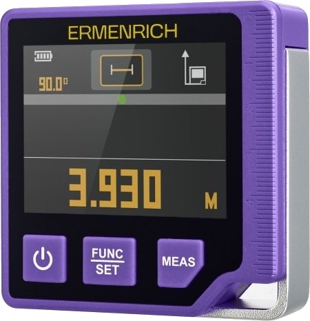 Ermenrich Verk Lq60 3-I-1 Digitalt Vaterpass Med Laser