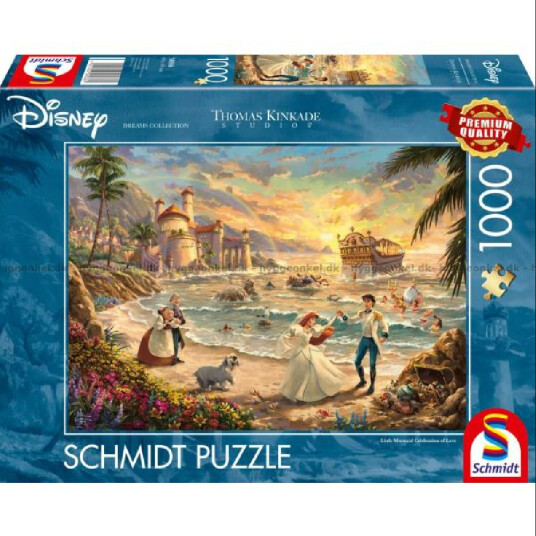 Schmidt Thomas Kinkade: Disney The Little Mermaid Celebration of Love 1000 pieces SCH8036