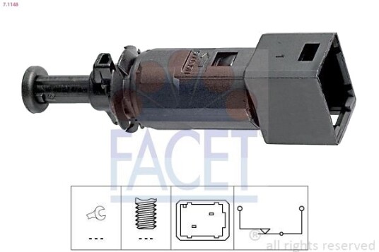 Bremselysbryter FACET 7.1148