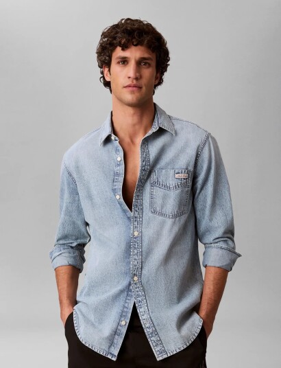 Calvin Klein Jeans Essential Classic Pale Blue Ston   Blue   XXL