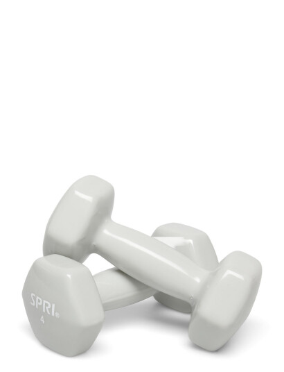 Spri Spri Dumbbell Vinyl 1,8Kg/4Lb Pair White 1.8KG Spri Spri Dumbbell Vinyl 1,8Kg/4Lb Pair White 1.8KG