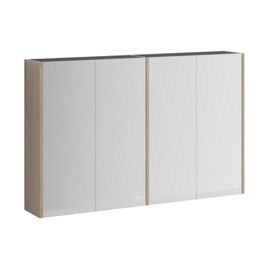 Vikingbad Fay Dobbel Speilskap Eik / 120cm
