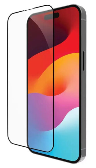 Dbramante1928 Eco-Shield Skjermbeskytter til iPhone 15 Plus - Svart Kant