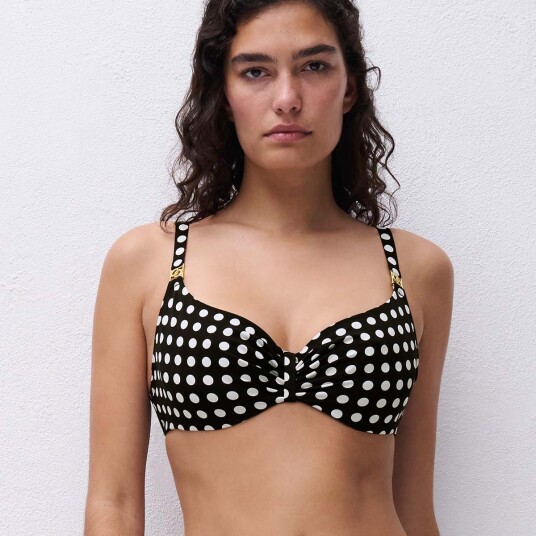 Chantelle Sauvage bikinitopp med bøyle svart 75F Kvinner Chantelle Sauvage bikinitopp med bøyle svart 75F Kvinner
