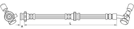Bremseslange METZGER 4111581