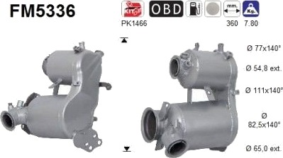 AS FM5336 Partikkelfilter AS FM5336 Partikkelfilter