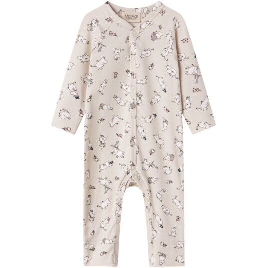 MarMar New Born Modal Smooth Print Moomin Rena Onesies 2 mdr/56
