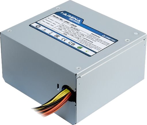 Chieftec iArena GPC 600S Strømforsyning 600W Sølv Chieftec iArena GPC 600S Strømforsyning 600W Sølv