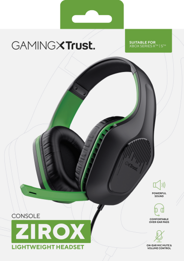 Trust GXT 415X Zirox Svart/Grønn
