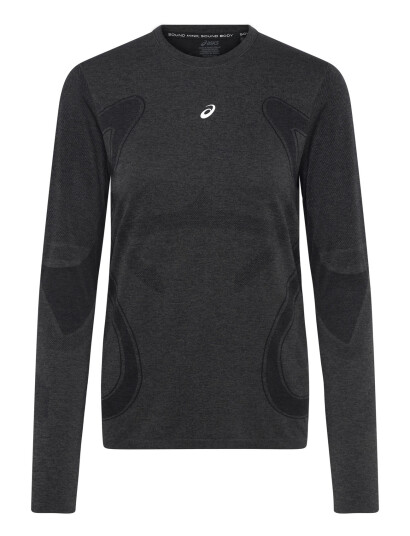 Asics Road Seamless Ls Top - Black - XS