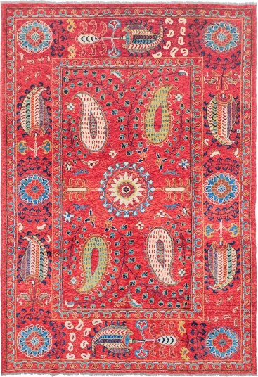 Orientalsk Teppe Suzani Hand Knotted 200 x 300 cm Størrelse: 200 x 300 cm Orientalsk Teppe Suzani Hand Knotted 200 x 300 cm Størrelse: 200 x 300 cm