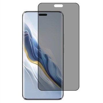 Honor Magic6 Pro Privacy Full Cover Beskyttelsesglass Svart Kant