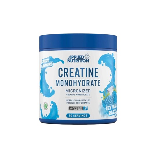 Applied Nutrition Kosttilskudd Kreatin Monohydrat blå bringebær 250 g Applied Nutrition Kosttilskudd Kreatin Monohydrat blå bringebær 250 g