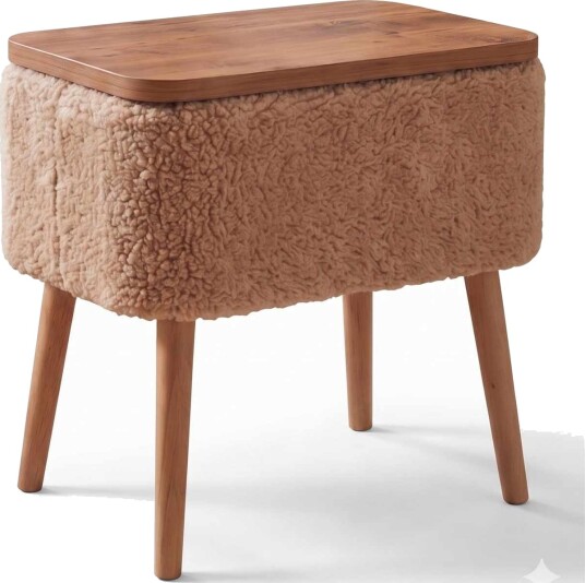 Sidebord Hanah Home Parkway Small (60 x 65 x 30 cm) Beige - Beige