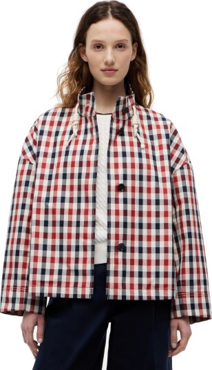 Tommy Hilfiger Check Cotton Short Parka Multi/patterned 46