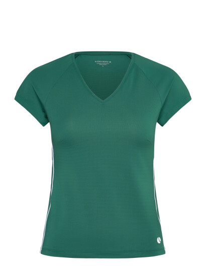Björn Borg Ace V Neck T Shirt Green L