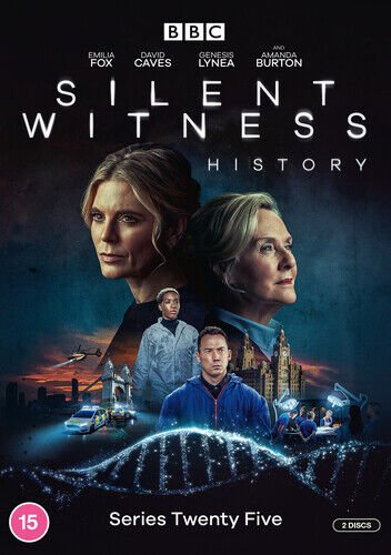 Silent Witness: Series 25 DVD 2022 Emilia Fox cert 15 2 discs English Brand New Silent Witness: Series 25 DVD 2022 Emilia Fox cert 15 2 discs English Brand New