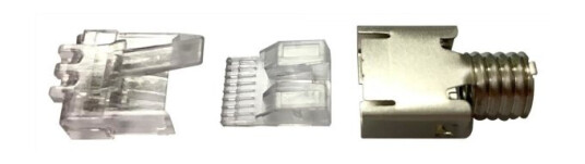 Commscope Mp-6S-B-5, Rj45, Rustfritt Stål, Gjennomsiktig, Rustfritt Stål, Cat6, Nikkel/Gull, Nikkelbelagt Fosforbronse Commscope Mp-6S-B-5, Rj45, Rustfritt Stål, Gjennomsiktig, Rustfritt Stål, Cat6, Nikkel/Gull, Nikkelbelagt Fosforbronse