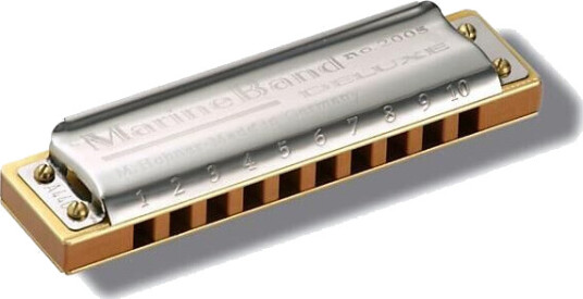 Hohner Marine Band Deluxe Munnspill A Dur Hohner Marine Band Deluxe Munnspill A Dur