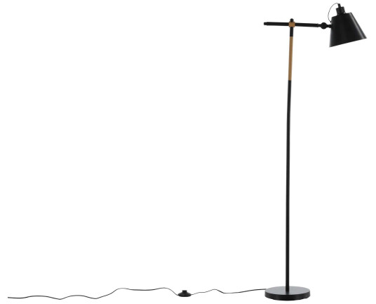 Venture Design Skott gulvlampe Svart Tre Svart