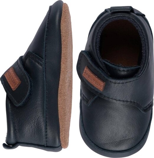 MELTON Læder Tøfler Classic Marine 23-24 MELTON Læder Tøfler Classic Marine 23-24