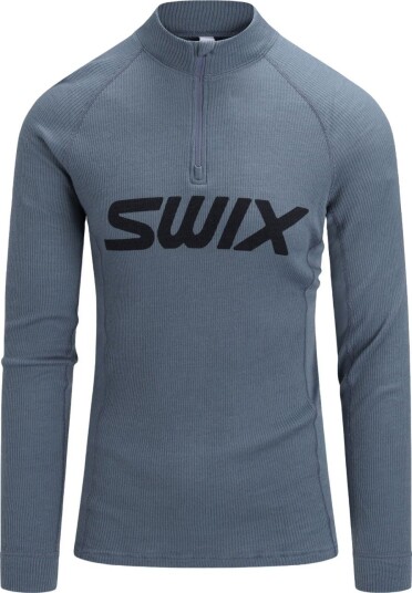 Swix RaceX Merino Half Zip Herre Stormy Weather XL