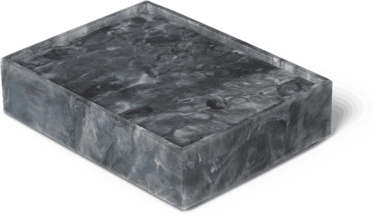 Ferm Living Mist oppbevaringsboks 15x20 cm Charcoal