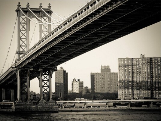 Fototapet Manhattan Bridge New York 400x309 - Artgeist sp. z o. o.