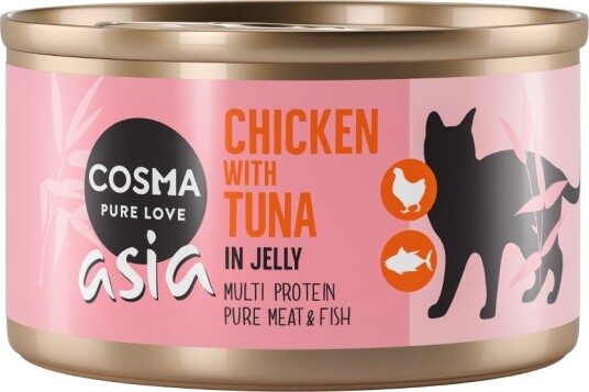 Cosma Asia I Gelé Kylling & Tunfisk 24 X 85 G