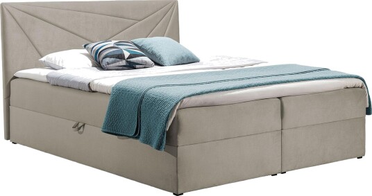 Frusci Kontinentalseng 140x200 + Overmadrass -