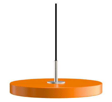 Umage Asteria Plus Mini Taklampe Shade Oransje/ Stål Umage Asteria Plus Mini Taklampe Shade Oransje/ Stål