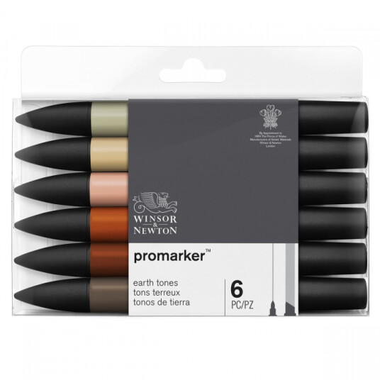 Promarker Promarker 6-sett Earth tones