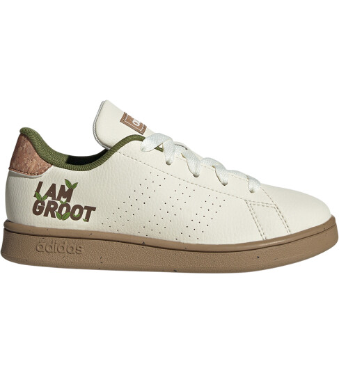 Adidas Performance Sko Advantage Groot K Krem/Grønn m. Trykk Performance 31 Sko Hvit