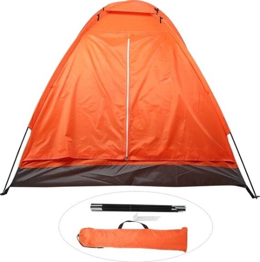 Ukjent merke telt Utendørs dobbeltmanns telt med enkelt lag for camping klatring fiske og strand