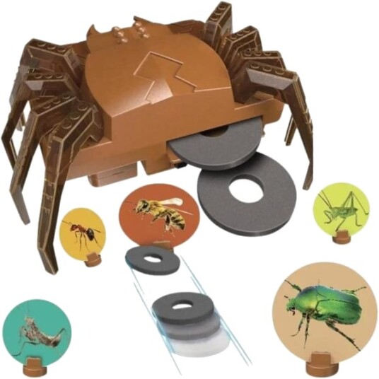 4m Kidzrobotix Disc Launcher Spiderbot Byggesett Motorisert Krever 2x Aaa-Batterier Svart 8+ År 4m Kidzrobotix Disc Launcher Spiderbot Byggesett Motorisert Krever 2x Aaa-Batterier Svart 8+ År